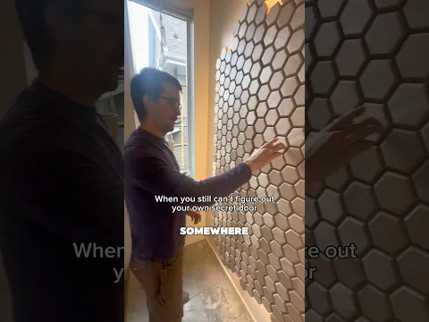 When you forget how to open your own secret door… 😅 @makewithmiles