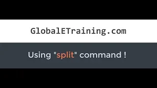Splitting files in Linux using the split command