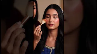 Satisfying ASMR Makeup Sounds & Soft Glam Look #shorts