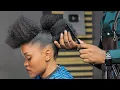 Finally I Got The Quickest Mohawk Style For Natural Hair Styling Very Detailed Tutorial