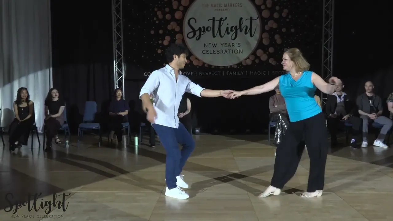 Spotlight New Year's Celebration 2024/2025 Novice Jack & Jill Eugene Pun & Diane Wrightson