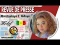Revue de Presse Wolof Zik FM : vendredi 17 octobre 2025 avec Mantoulaye Thioub Ndoye