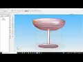 Exercise 10 Drinking Glass SolidEdge V20 2D machine design CAD Mechanical Engineering