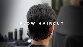 How to Cut A Flow Haircut Full Scissor Cut Tutorial