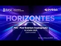 Lagu HORIZONTE PQC - Post Quantum Cryptography (16 oct 2025). Ciclo de conferencias RASC – Ayesa