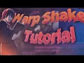 Warp Shake Tutorial After effects AMV Tutorial