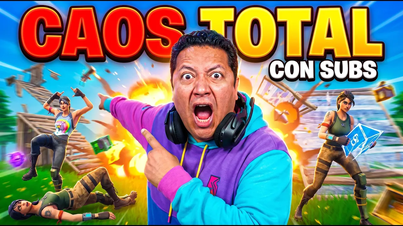 🔥 Fortnite con subs = CAOS TOTAL