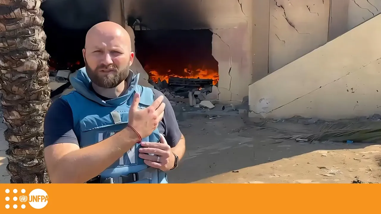 Maternity hospital burns in Gaza amid ongoing war