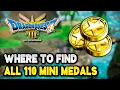 Dragon Quest 3 -2D Remake ALL MINI MEDAL LOCATIONS REWARDS Many a medal Trophy Achievement