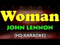 WOMAN - John Lennon (HD Karaoke)