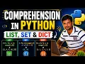 Python List Set Dictionary Comprehension with Real Examples