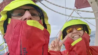 Episode 215 – Winter Sailing from Kefalonia, Greece to Italy and Dodging Storms!