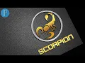 Logo Design Pixellab How To Make On Logo Scorpion Professional Logo Pixellab Tutorial Baby Desing