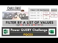 Power Query Challenge FILTER BY A LIST OF VALUES ignOre caSe seNsiTiviTy PQC03