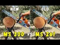 NEW STIHL MS300 vs MS261 Chainsaw - Speed and Torque Test