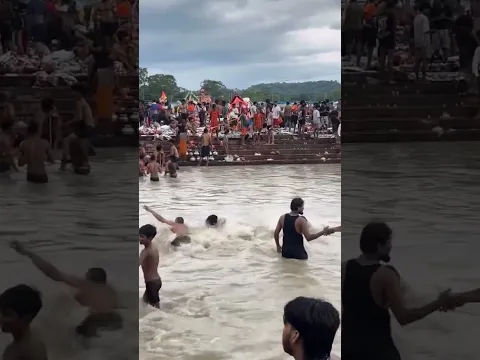 dak kawad yatra, haridwar kawad yatra 🙏🏻, ganga ji me naha lo, shiv shankar ne yad karke ganga ji