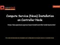 Nova Installation and Configuration on Controller Node