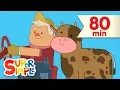 Download Lagu Old MacDonald Had A Farm + More | Kids Songs and Nursery Rhymes | Super Simple Songs