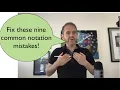 Nine 9 Common Notation Mistakes to Fix Now