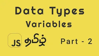 Variables Datatypes JS Basics Tutorial Part Tamil
