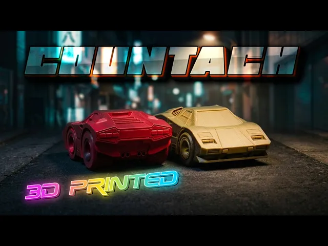 Lamborghini Countach - Print in place video thumbnail