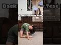 Back Flexibility Test Try to follow along with us