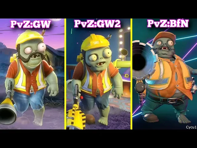 Plants vs Zombies Battle for Neighborville - All Returning Characters Models Comparison