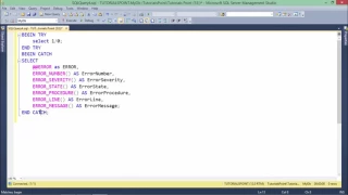 T-SQL - Exception Handling
