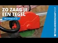Lagu Keramische tegels zagen met een tegelzaag | Tegelgereedschapshop