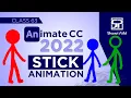 Adobe Animate CC 2022 Create Stick Animation Stickman Flash Tutorial 2d Animation Hindi
