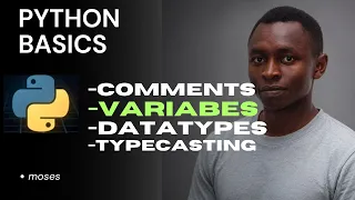 Python Basics for Beginners Comments Variables Identifiers Data Types Type Casting
