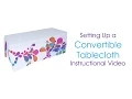 Convertible Tablecloths - Rectangular Instructional