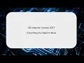IB Computer Science 2027 Everything That Changed