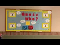 Guess Who Interactive Science Bulletin Board