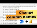 Change column names when exporting data from Power BI Run a query against a dataset