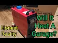 8k BTU Diesel Heater In Garage