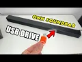 Onn Soundbar How to Connect a USB Drive to Listen Music
