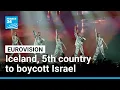 Lagu Iceland becomes fifth country to boycott Eurovision Song Contest over Israel • FRANCE 24 English