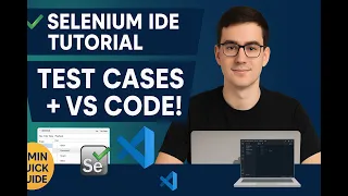 Selenium IDE Tutorial in 7 Minutes Test Cases VS Code Integration