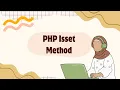 PHP Isset method - Harendra Sir
