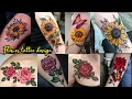 Sunflower tattoo designs Rose tattoo designs Tattoo designs