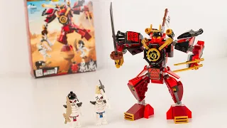 LEGO Ninjago Samurai Mech Set Lego 70665 Super Héros et Compagnie Speedbuild Review