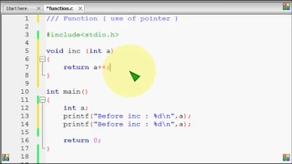 Bangla C programming tutorial 80 Function use of pointer