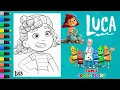 Coloring Luca - Giulia Luca Coloring Book Pages Sam s Cool Colors