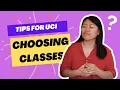 Tips for UCI Choosing Classes A2F Irvine