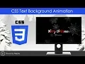 CSS Text Background Animation