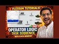 Operator Logic Task Sequence Flexsim Tutorials Task Executor Process flow Part transfer - 03