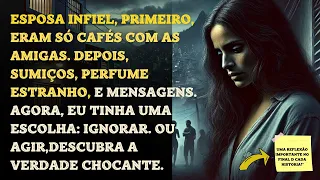 Esposa infiel. Primeiro, eram só cafés com as amigas. Depois, sumiços e perfume estranho.