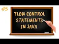Flow control statements in Java Java Tutorial for Beginners in Tamil