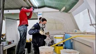 We Bond Down Our Cabin Top – A HUGE Step Forward!!! (MJ Sailing – Ep 312)